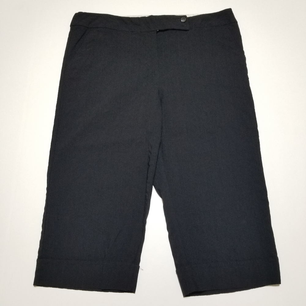 Joe Benbasset Black Capri Career Pant Slacks 18